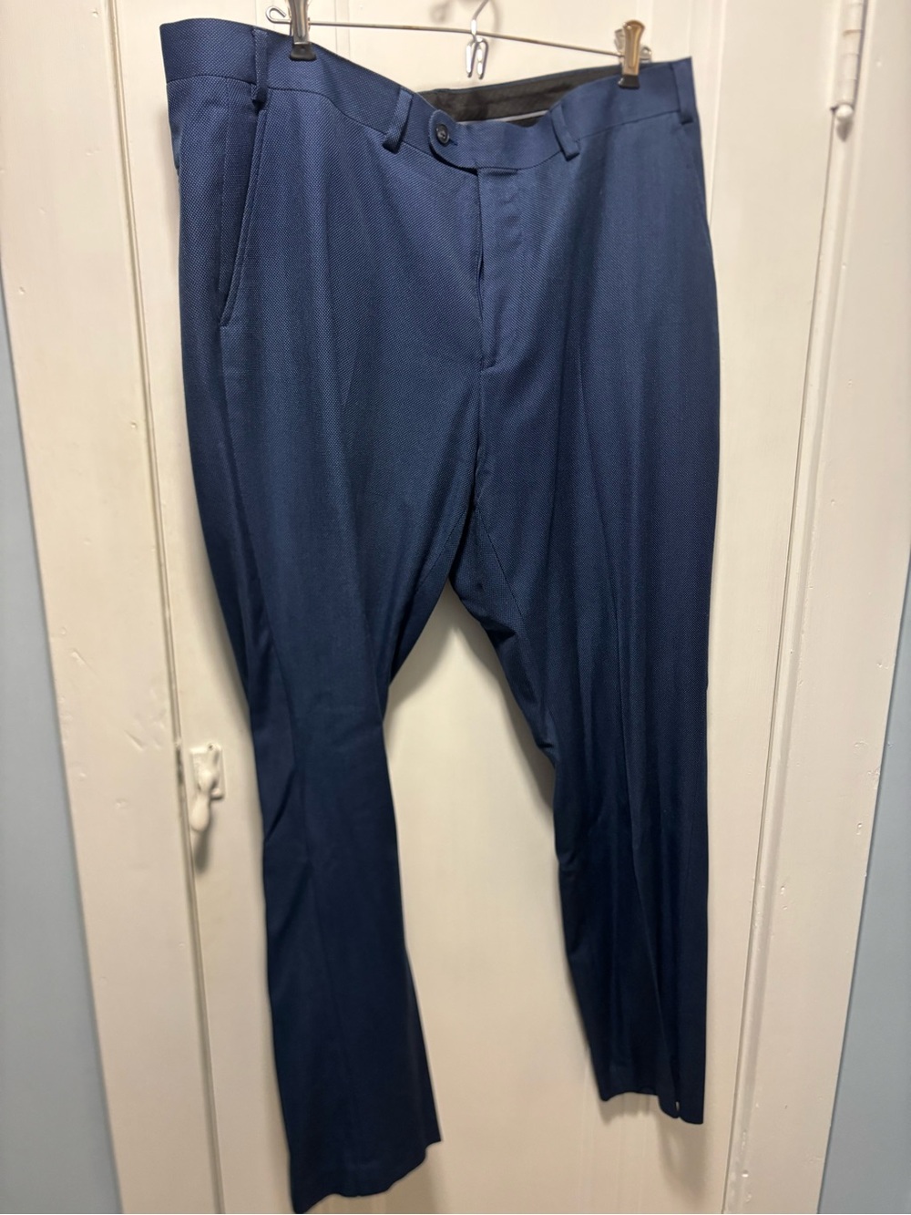 Men's Navy Dress Pants - Classic Tailored Fit